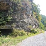 An abandoned underground mine portal near Haysi