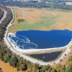 More than a million tons of coal ash at Duke Energy's H.F. Lee plant along the Neuse River were submerged by flood waters after Hurricane Matthew. Photo on Flickr by Waterkeeper Alliance