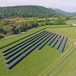 BARC’s solar farm contains 1,750 solar panels and produces 550 kilowatts of energy. Photo courtesy of the BARC Electric Cooperative