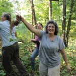 women harvest black cohosh