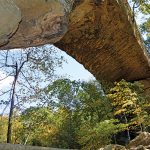 underside view of Natural Bridge