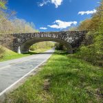 A stone bridge on the parkway