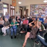 Community members meet during the North Tazewell listening session